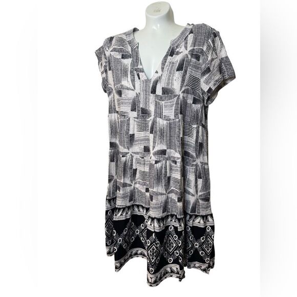 Anthropologie Maeve Harper Tiered Mini Dress - Picture 2 of 7